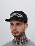 Бейсболка HOOD арт. 100-MWL001-CA005-BK Hidden Hills, CA (черный / белый)